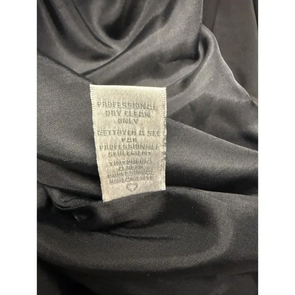 Badgley Mischka Black Cowl Neck Cocktail Dress Bubble Hem Sleeveless Size 0 - Picture 8 of 13